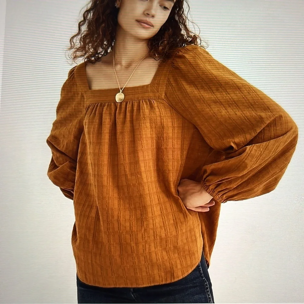 NWT’s Madewell 💯% cotton prairie core, boho chic, bohemian, artsy shirt